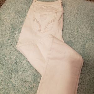 White Hollister jeans!